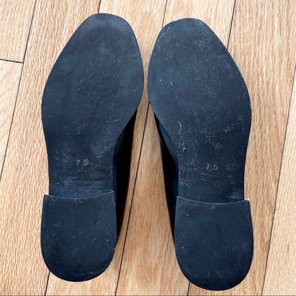 JEFFREY CAMPBELL Black Leather Tassel Loafers - Picture 5 of 7